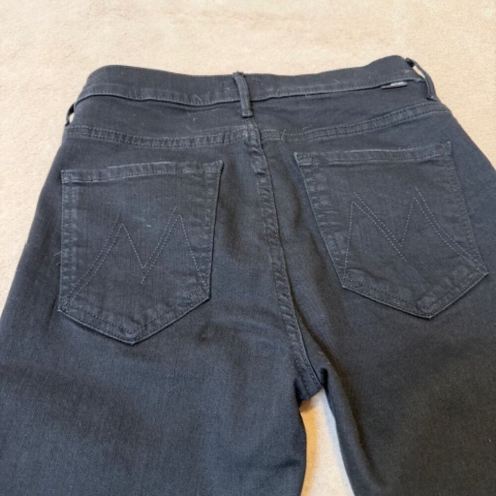 MOTHER Black Flare & Wide Leg Jeans